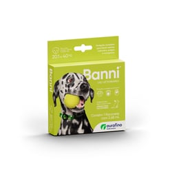 Antipulgas Ourofino Banni Para Cães 20,1 A 40Kg - 1 Unidade