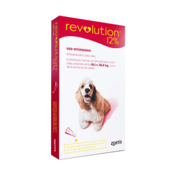 Antipulgas Revolution 12% Para Cães De 10,1Kg A 20Kg - 1 Tubo