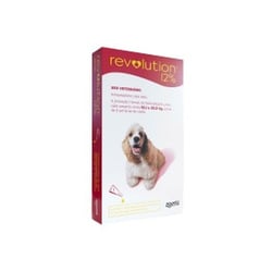 Antipulgas Revolution Zoetis 12% 1Ml Para Cães 10,1Kg A 20Kg - 1 Unidade