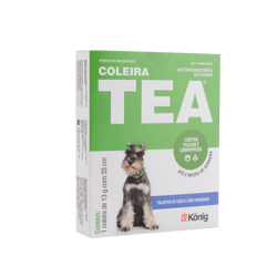 Antipulgas Tea Konig Para Cães Pequenos - 1 Coleira - 13 Gramas