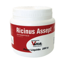 Antisséptico Ricinus Assept 250G Para Cachorros