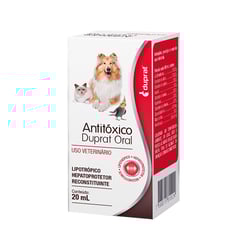 Antitóxico Duprat Solução Oral Para Cães E Gatos - 20Ml