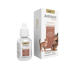 Antitóxico Ucb Para Cães E Gatos 20Ml - 1 Unidade
