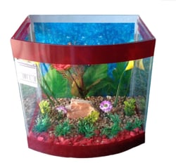 Aquario Curvo Vision Luxo Cores Sortidas
