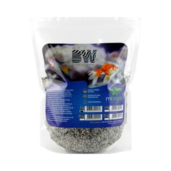 Areia Black And White Mbreda Para Aquarios - 2 Kilos