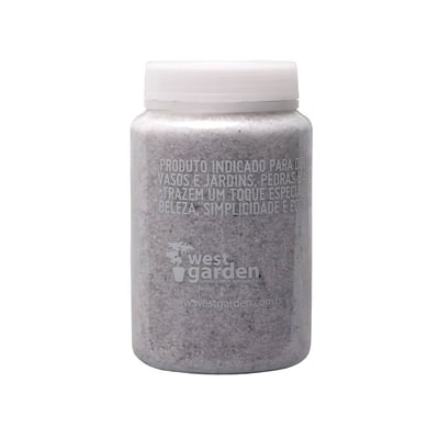 Areia Decorativa West Garden Branca - 750G Para Jardins