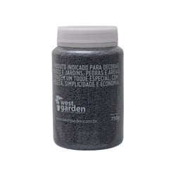 Areia Decorativa West Garden Cinza - 750G