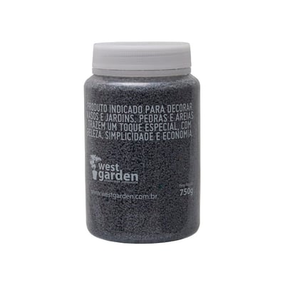 Areia Decorativa West Garden Cinza - 750G