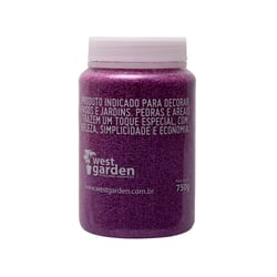 Areia Decorativa West Garden Violeta 750G