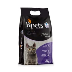 Areia Higiênica Bpets Carvão Ativado Para Gatos - 1 Unidade - 4 Kilos