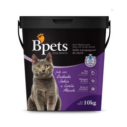 Areia Higiênica Bpets Carvão Ativado Para Gatos - 10 Kilos