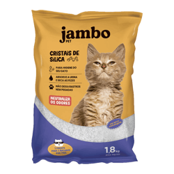 Areia Higiênica Cristais De Sílica Jambo Pet 1,8Kg - 1 Unidade