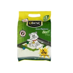 Areia Higiênica Dbest Bio Fina 2Kg - 1 Unidade
