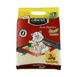 Areia Higiênica Dbest Bio Grossa 2Kg - 1 Unidade