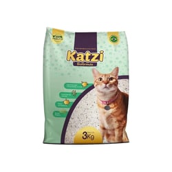 Areia Higiênica Katzi Biofórmula 3Kg Para Gatos