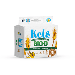 Areia Higiênica Kets Bio-D Para Gatos 3Kg - 1 Unidade
