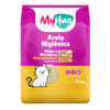 Areia Higiênica Myhug Biodegradável Grânulos Finos 4Kg