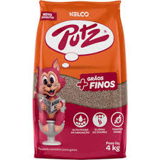 Areia Higiênica Para Gatos Putz 4Kg
