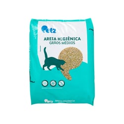 Areia Higiênica Petz Grãos Médios Para Gatos - 12Kg - 12 Kilos