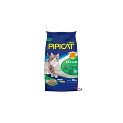 Areia Higiênica Pipicat Classic Para Gatos - 20 Kilos
