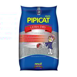 Areia Higiênica Pipicat Ultra Dry - 12Kg