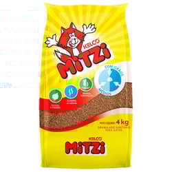 Areia Sanitária Granulado Kelco Para Gatos - 4Kg