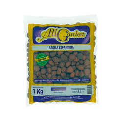 Argila Expandida All Garden Para Jardins - 1 Kilo