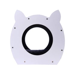 Arranhador Baw & Miaw Catface Tapete Preto Para Gatos