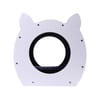 Arranhador Baw & Miaw Catface Tapete Preto Para Gatos