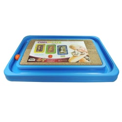 Arranhador E Cama Para Gatos Azul Furacão Pet - 1 Unidade - Tamanho M