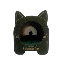 Arranhador Fabrica Pet Cama Iglu Verde Para Gatos