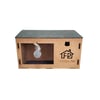 Arranhador Fabrica Pet Cat Box Cinza Para Gatos