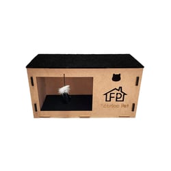 Arranhador Fabrica Pet Cat Box Preto Para Gatos