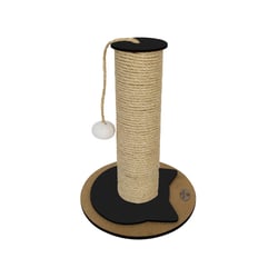Arranhador Hello Pet Sisal Barcelona Preto Para Gatos