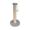 Arranhador Hello Pet Sisal E Pelucia Cinza Para Gatos - Tamanho P