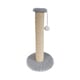 Arranhador Hello Pet Sisal E Pelucia Cinza Para Gatos - Tamanho P - Tamanho P