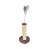 Arranhador Hello Pet Sisal Pelúcia Onça Com Mola Para Gatos