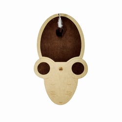 Arranhador Joy Mouse Fábrica Pet Marrom Para Gatos - 1 Unidade