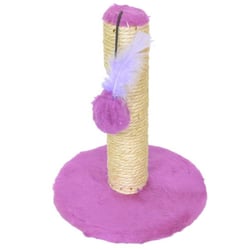 Arranhador Liso Rosa Para Gatos - 1 Unidade