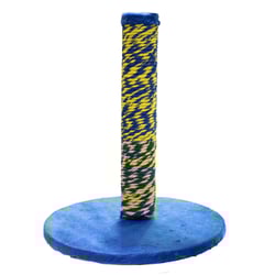Arranhador Mini Poste Azul Para Gatos