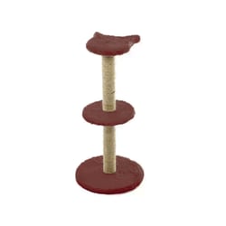 Arranhador Pet Lar Torre Marrom Para Gatos - 1 Unidade