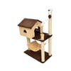 Arranhador São Pet House Pelúcia E Sisal 70X35X104Cm Para Gatos