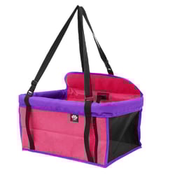 Assento Saks Rosa Em Poliester Com Tela Para Cães E Gatos - 1 Unidade