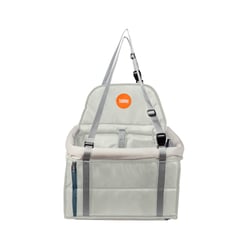Assento Transpet Tubline Cinza Para Cães E Gatos - 1 Unidade