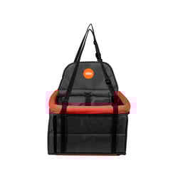 Assento Tubline Transpet Big Para Cães E Gatos Vermelho E Preto - 1 Unidade
