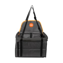 Assento Tubline Transpet One Preto E Laranja Para Cães E Gatos Até 10Kg - 1 Unidade