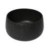 Bacia Bretagne Cerâmica Flor Preto Fosco Ts Brasil - 1 Unidade