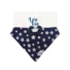 Bandana Estrela Marinho Leo E Lia M Para Cães E Gatos - Tamanho M