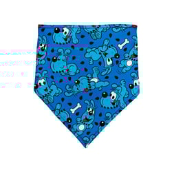 Bandana Meuauau Bidu Azul Para Cães - Tamanho P