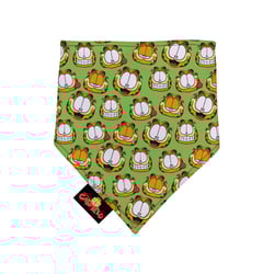Bandana Meuauau Garfield 5 Verde Para Cães - 1 Unidade
